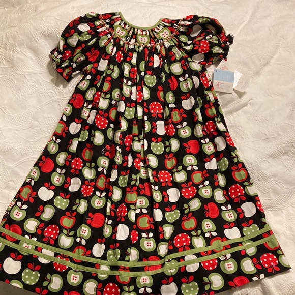 vive la fete Other - Cute Apple Smocked dress NWT
